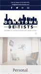 Mobile Screenshot of downtowndentist.com